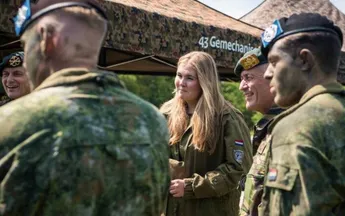 Prinses Amalia gaat aan de slag bij Defensie