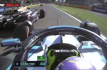 Video: Max Verstappen woedend op Lewis Hamilton tijdens tweede vrije training in Imola