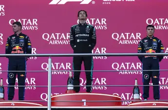 Bijzonder moment tussen Max Verstappen en George Russell gespot na GP Azerbeidzjan