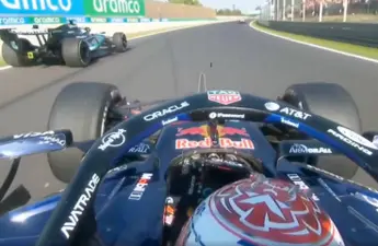 Bizar moment uit Italië: Max Verstappen weigert George Russell te feliciteren