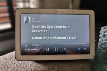 Spotify realtime songteksten zijn nu ook op je Nest Hub te zien
