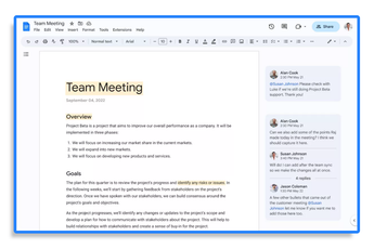 Google Documenten en Drive krijgen nieuw design en functies