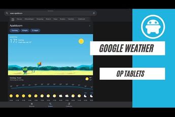 Google Weer-app vanaf nu beschikbaar op Android-tablets