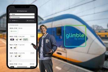 Glimble: een reisapp OV en deelvervoer, ook handig voor F1 in Zandvoort