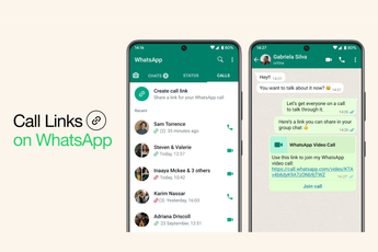WhatsApp laat je vanaf nu video calls delen met een link