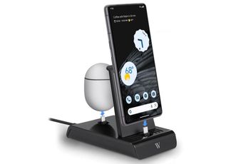 Dit is een wel heel handige 2-in-1-oplaaddock voor Pixel-telefoons en Buds
