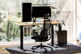 Een Flexispot zit-sta-bureau is betaalbaar en geeft meer plezier in je werk (adv)