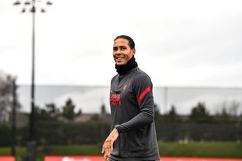 Virgil van Dijk's route to fitness revealed as Dutchman trains outside at Kirkby
