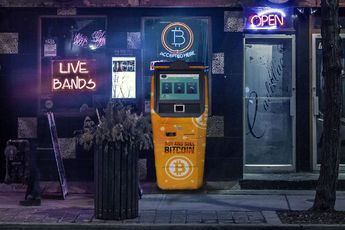 Steeds minder nieuwe bitcoin pinautomaten in 2022