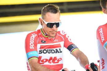 Philippe Gilbert, que se retirará el domingo en la Paris-Tours, se despidió en la Binche de Bélgica