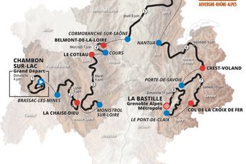 Perfiles y ruta del Critérium du Dauphiné 2023