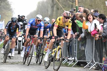El Jumbo-Visma explica sus fracasos en Flandes y Roubaix: "Tuvimos mala suerte"