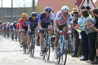 Lista de participantes final de la Paris-Tours 2023 con Démare, De Lie, Molano, Laporte, Coquard, Groves, Girmay y Van Avermaet
