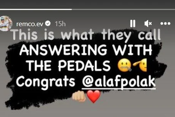 Remco Evenepoel saca pecho por Julian Alaphilippe: "Esto es lo que llaman responder con los pedales"