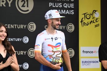 El premio a la combatividad de la etapa 8 del Tour de Francia, Anthony Turgis: "He luchado todo lo que he podido"