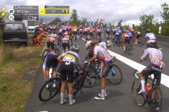 VÍDEO: Annemiek Van Vleuten y Elisa Longo Borghini se estrellan en el Tour de Francia Femenino