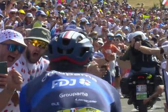 Thibaut Pinot, emocionado por la multitud que acudió a animarle en su última etapa de montaña del Tour de Francia: "Es un momento que recordaré siempre"