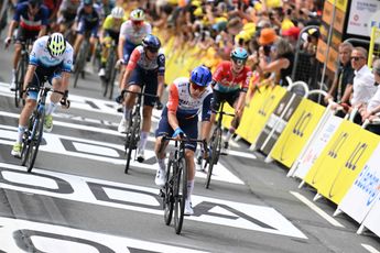 Corbin Strong, sobre su debut en el Tour de Francia en 2023: "Eso fue un sueño, pude aprender mucho de mi equipo"