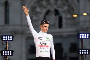 Juan Ayuso, con una sensación agridulce tras la Vuelta: "Ser el mejor joven es una bonita recompensa, pero veníamos a por más"