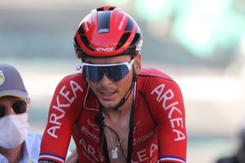"Un momento especial, ha dado mucho por mí" - Warren Barguil se despide emocionado de Maxime Bouet en el Giro dell'Emilia