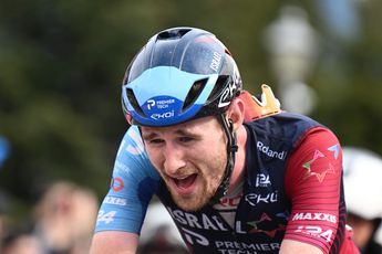 Derek Gee admite su frustración por no ganar en su debut en una Gran Vuelta: "Estuve en siete escapadas en el Giro, seis de ellas llegaron a la meta"