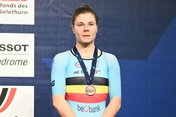 "Hoy ha sido un día decepcionante" - Lotte Kopecky, tras quedarse sin medalla en el Omnium del Campeonato de Europa de Pista