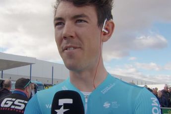 Ben O'Connor, afectado por el mal tiempo en la crono inaugural de la Tirreno Adriático 2024: "Un poco mierda tener lluvia"
