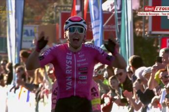 Samuel Leroux consigue su primera victoria profesional tras una épica fuga en la 4ª etapa de la Etoile de Bessegès