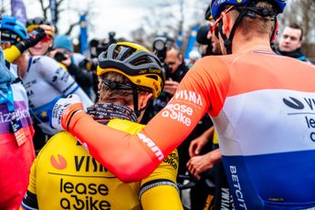 Greg van Avermaet rechaza rotundamente la idea de que Wout van Aert estaría mejor fuera de Visma - Lease a Bike: "No lo veo"