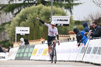 Marc Hirschi lidera el doblete con Juan Ayuso en la Drôme Classic: "Esta victoria es buena para la confianza"