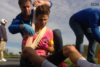 Conmoción cerebral y fractura de clavícula y escápula para Rui Costa tras su caída en la Volta ao Algarve