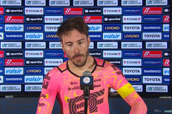 Alberto Bettiol, tras ganar la Milán-Turín con un ataque a 30 km de meta: "Quería probar mis piernas antes de la Milán-San Remo, no esperaba ir tan rápido"
