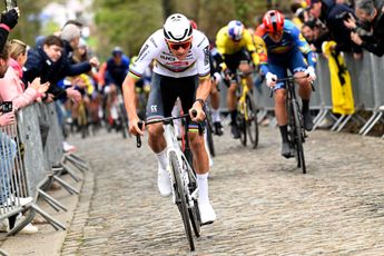 Greg Van Avermaet, Johan Museeuw y Bert De Backer analizan las opciones de vencer a Mathieu van der Poel en el Tour de Flandes