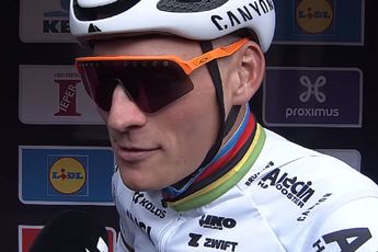 Mathieu van der Poel, tras conseguir un increíble podium en la Lieja-Bastoña-Lieja: "No sé cómo he llegado, he estado persiguiendo todo el día"