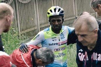 Noticias tranquilizadoras para Biniam Girmay tras su abandono en el Giro de Italia