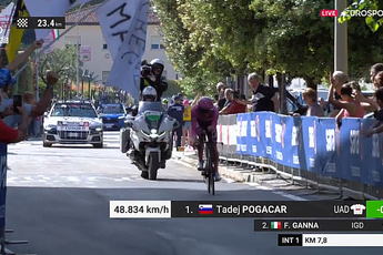 EN DIRECTO | Etapa 14 Giro de Italia 2024: ¡Tadej Pogacar supera a Filippo Ganna tras el primer punto intermedio!
