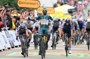 Biniam Girmay hace el hat-trick y Primoz Roglic dice adiós al Tour de Francia 2024 tras una caída a 12 km de meta