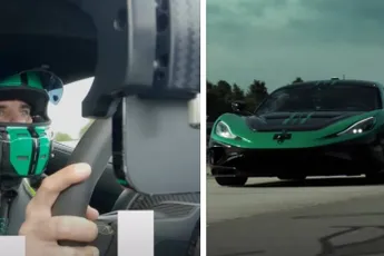 Meerijden in de snelste elektrische auto ter wereld, die onlangs 24 wereldrecords verpulverde