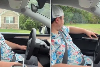 Man vraagt Tesla om hem te brengen 'waar hij nog nooit was', en wordt belachelijk gemaakt door eigen auto