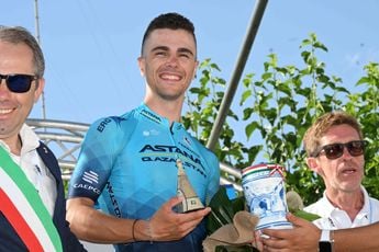 Samuele Battistella "happy to bring another podium to the team" as he secures bronze in Vuelta a Andalucía's third stage