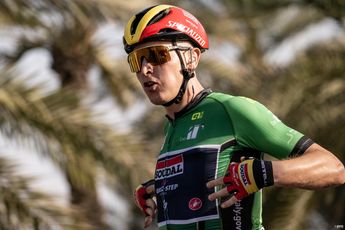 Tim Merlier takes first win of the season on stage 3 of the AlUla Tour after wind decimates the peloton