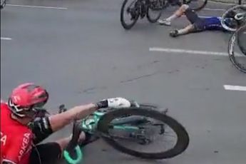 Video: José Joaquín Rojas insults Warren Barguil after crash at Vuelta a Murcia