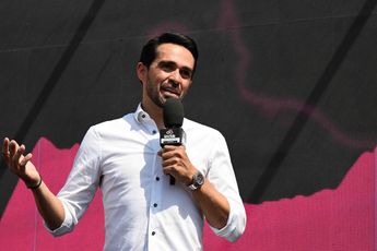 VIDEO: Alberto Contador meets Mathieu van der Poel and Jasper Philipsen at Coll de Rates