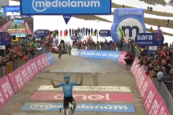 VIDEO: Davide Bais out foxes breakaway companions to take victory on first mountain top finish of the 2023 Giro d'Italia