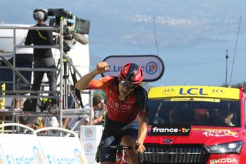 Tour de France: Michal Kwiatkowski wins on Grand Colombier as Tadej Pogacar cuts gaps to Jonas Vingegaard