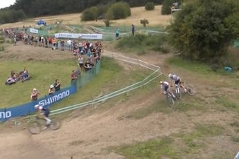 VIDEO: Tom Pidcock under fire from Luca Schwarzbauer after collision and crash - "He's Tom Pidcock, but that doesn't give him the right to do something like that"