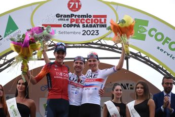 "With me at the front and Tadej in the second group, it was a perfect situation for us" - Marc Hirschi on Coppa Sabatini triumph