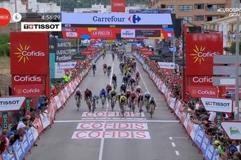 Geoffrey Soupe takes surprise sprint win in chaotic finale to stage 7 at the Vuelta a Espana