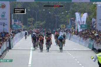 Primeira vitória profissional de Sasha Weemaes na 7ª etapa do Tour de Langkawi