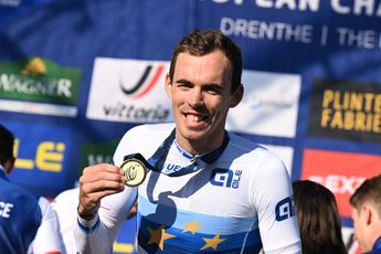 Christophe Laporte's beautiful outfit as European champion, including a new bike and spectacular helmet